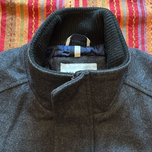 Cole Haan Stand Collar Wool Jacket Medium - Picture 4 of 8